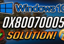 How to: Fix Error 0x80070005-0x90002 in Windows 10