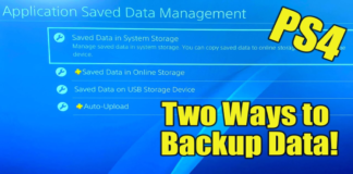 How to: Backup Ps4 Save Data & Game Saves