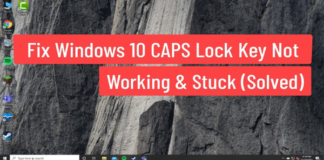 How to: Fix Caps Lock and Num Lock Keys Stuck in Windows 10