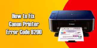 How to: Fix Canon B200 Error on All Printer Models