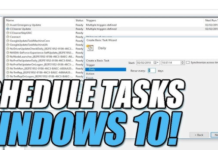 How to: Schedule Tasks in Windows 10
