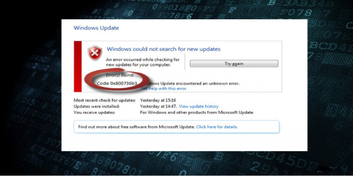 How to: Fix Windows 10 Update Error 0x800736b3