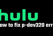 How to: Fix the Hulu Error Code P-DEV320 in just a few Simple Steps