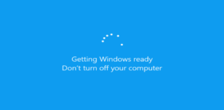 Getting Windows Ready. Don’t Turn Off Your Pc