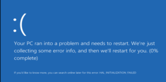 How to: Fix Hal Initialization Failed Error in Windows 10