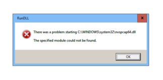 How to: Fix Nvspcap64.dll Not Found Error on Windows 10