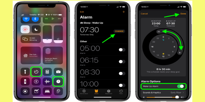 How Do I Add Alarm Clock To Control Center On My iPhone?