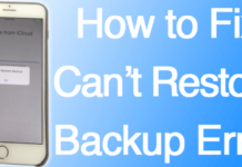 My iPhone 7 “Cannot Restore Backup” From iCloud!