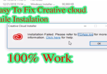 How to: Fix Adobe Creative Cloud Installer Failed to Initialize