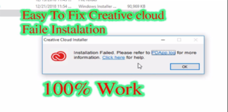 How to: Fix Adobe Creative Cloud Installer Failed to Initialize
