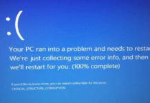 How to: Fix CRITICAL_STRUCTURE_CORRUPTION in Windows 10