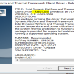 How to: Fix Intel Dynamic Platform and Thermal Framework Error 256