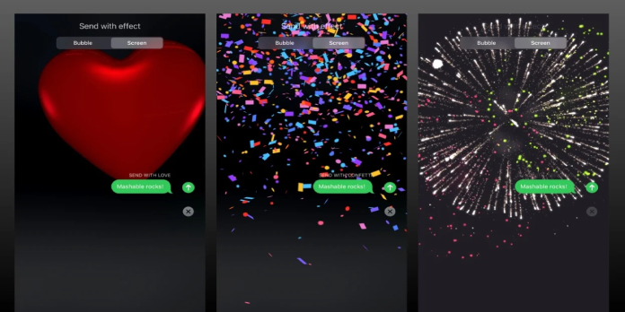 Why Are There Fireworks In The Messages App On My iPhone?