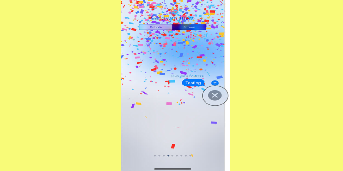 Why Are Colorful Confetti Boxes In The Messages App On My iPhone?
