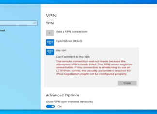 VPN Connection Failed With Error 691 in Windows 10