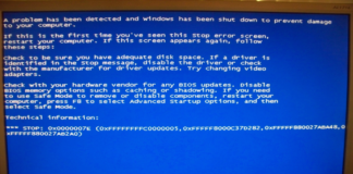 Fix 0x1000007e bugcheck blue screen error