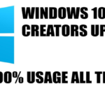 Windows 10 Creators Update Causing 100% Disk Activity