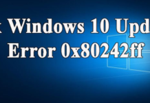 How to: Fix Windows 10 Update Error 0x80242ff
