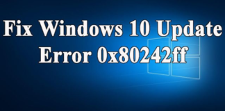 How to: Fix Windows 10 Update Error 0x80242ff