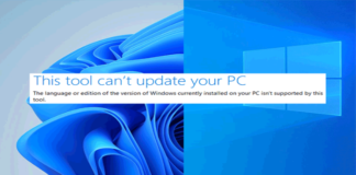 This tool can’t update your PC