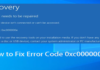 FIX: 0x0000000E blue screen error