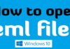 How to open EML files in Windows 10