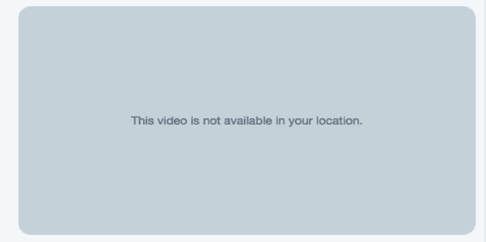 How to: Fix Video Is Not Available Due to Licensing Restrictions