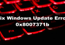 How to: Fix Windows Update Error 0x8007371b