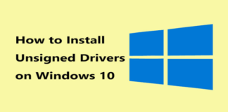 How to Install Unsigned Drivers