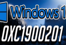 How to: Fix Windows 10 Upgrade Error 0xc1900201