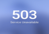 How to Fix Http Error 503: the Service Is Unavailable