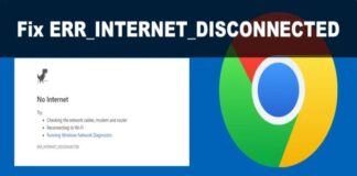 How to: Fix Err_internet_disconnected Error on Windows 10