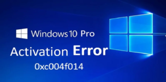 How to: Fix Windows 10 Pro Activation Error 0xc004f014