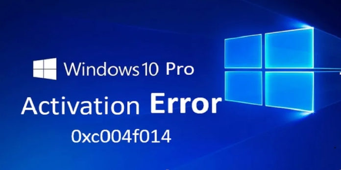 How to: Fix Windows 10 Pro Activation Error 0xc004f014