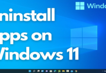 How to Uninstall Apps on Windows 11 Pc