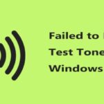 How to: Fix Failed to Play Test Tone on Windows 10