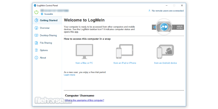 Windows 10: LOGMEIN123