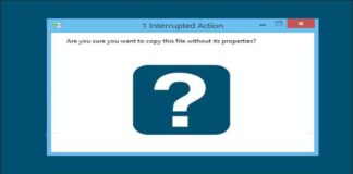 How to: Fix Copy This File Without Its Properties Warning