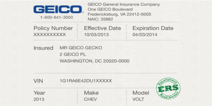 Geico Insurance Stamp
